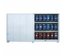 Conteneur en tôle d’acier pour stockage 12 IBC sur 2 niv avec portes coulissantes | CT6X2PCS 