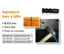 LOT de 500 Injecteurs Bois DALEP Ø9.5MM - 609500    