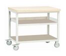 Kind - Servante d'atelier mobile 2 tablettes - 100x75x85 cm - Charge 250 kg - Plateau multiplis