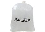 Manutan Expert - Sac Poubelle Blanc 160L 120cm - 50 Pièces - Recyclé 75% - Déchet Lourd