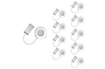 Spot Encastrable 5,4W Dimmable CCT IP65 ALU RE2020 - 3000K/4000K/6000K - Pack de 10
