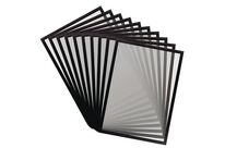 Djois Made By Tarifold - Cadre d&amp;#039;affichage magnétique Magneto A3 Noir - PVC - Lean Management - Panneau d&amp;#039;information