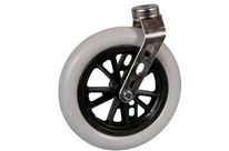Roulette pour fauteuil roulant à trou central – 200 mm