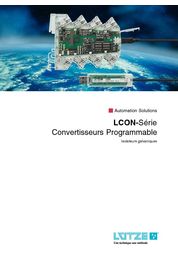 Catalogue Convertisseur analogique et température