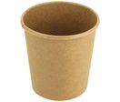 Pot à soupe en carton Kraft brun 16oZ/450ml (x500) Firplast