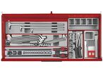 Servante d'atelier rouge 7 tiroirs midi master - 663 outils Teng Tools TKW37R663T