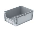 Bac gerbable norme Europe 800x600 x 320 mm avec ouverture - basicline plus