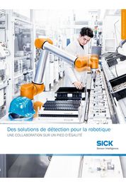 Catalogue Des solutions de détection pour la robotique | Une collaboration sur un pied d'égalité