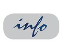 LOGO autoadhésif " INFO" pour TOTEM-EXPO