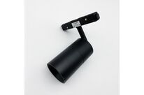 Spot LED sur Rail Magnétique 48V 20W Orientable NOIR - Blanc Chaud 2300K - 3500K