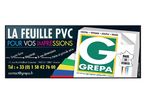 FILMS ET FEUILLES DE PVC POUR IMPRESSION