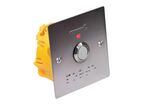 Bouton poussoir Sewosy PB19_BBL3 avec plaque d'encastrement braille
