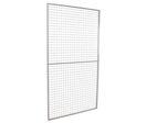 Troax - Cloison d'atelier grillagée UX450 - Acier Gris 2.20m x 1m - Maille 50x50mm - Éco-responsable