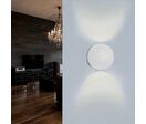 Applique Murale Design LED Double Faisceau IP54 6W - Blanc Chaud 2300K - 3500K / Blanc