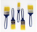 Lot de 5 pinceaux plats bi-matière - 3 tailles 25, 38 et 50 mm