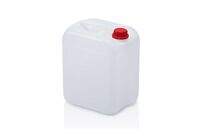 Bidon en plastique UN - 10 L Blanc - Polyéthylène - Usage alimentaire - Stockage sécurisé