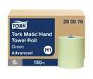 Tork - Rouleau Essuie-mains Vert H1 - 2 plis, 150m - Papier recyclé, Usage alimentaire