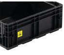 Bac norme Europe en plastique ESD 400 x 300 x 147 mm : VDA-R-KLT 4115 