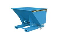 Bauer - Benne à basculement AK 100 - 1000 L - Acier Bleu - Charge Max 1000 kg - 3 Ans Garantie