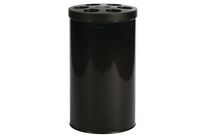 Manutan Expert - Collecteur à gobelets 1600 - 40L Noir - Tri Sélectif - Poubelle Agroalimentaire - Recyclable