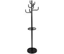 Manutan Expert - Portemanteau Harmony Noir ABS - 8 Patères - 175cm - Support Socle - Charge 30kg