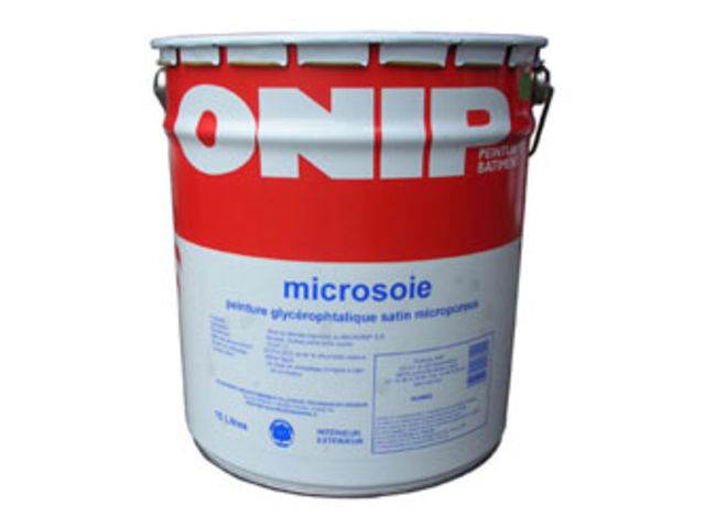 Peinture satinée microporeuse : Microsoie