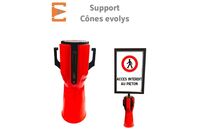 Support Chaîne de Signalisation pour Cône