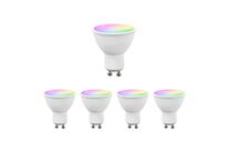 Pack de  5 - Ampoule LED Connectée Wifi GU10 5W RGBW