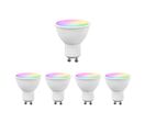 Pack de  5 - Ampoule LED Connectée Wifi GU10 5W RGBW