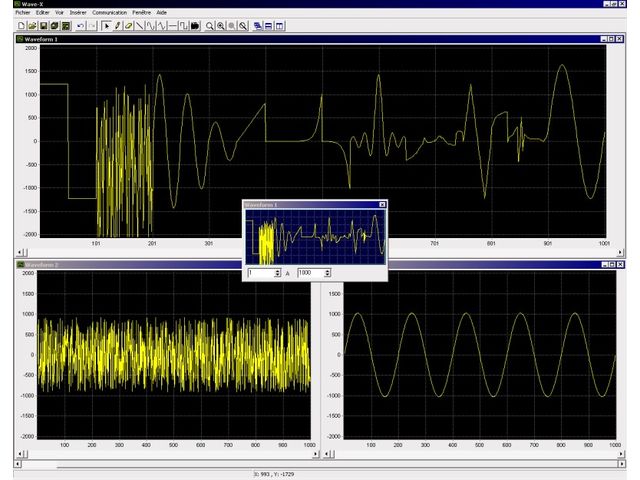Logiciels Sefram WaveX