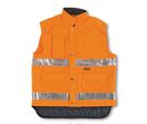 Gilet haute visibilité matelassé