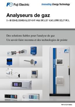Analyseur de gaz NDIR / Laser / Zircone / Paramagnétique / Conductivité thermique