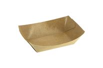 Barquette rectangulaire carton kraft brun 300 ml ingraissable x 1000 Firplast