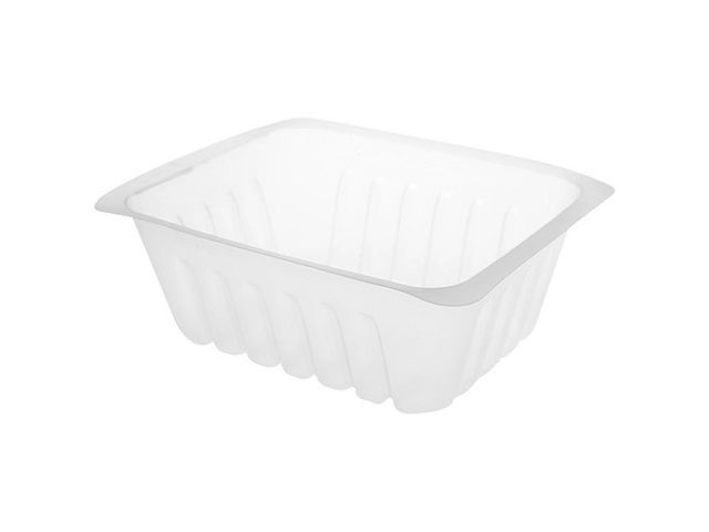 Barquette plastique PS transparente 250 g 118mm x 87mm x 42mm (x3000) Firplast