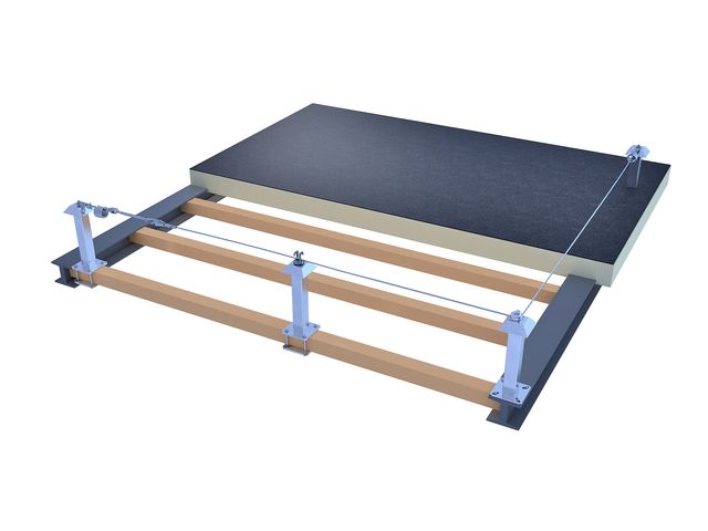 Ligne de vie sur charpente 