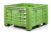 Caisse palette plastique ajourée 1200*1200 : 120FQA