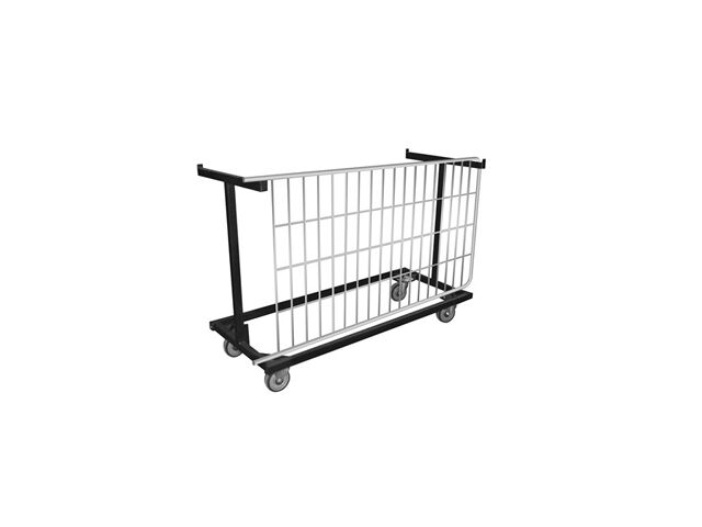 Chariot Transport Stockage Grilles sur roulettes