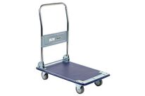 Manutan Expert - Chariot Zingué à Dossier Rabattable - Capacité 200kg - Acier Robuste - 10 Ans Garantie