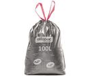 Sac Poubelle À Poignées Coulissantes Nf 100 L