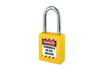 Cadenas de consignation jaune THIRARD anse inox Ø4.76 Largeur 40 mm avec 1 clé varié - 005338YL