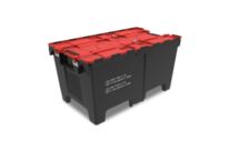 Caisse navette 1000 x 600 avec couvercle - certifiée UN