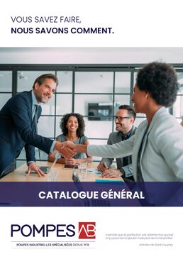 Catalogue Général 2026 – Pompes industrielles spécialisées | POMPES AB