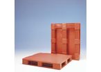 Palette plastique hygiénique 1200x1000 mm - 5 semelles