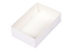 Caissette pâtissière carton blanche 200mm x 130mm x 50mm (x100) Firplast