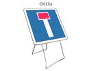 Panneau temporaire CK13a impasse ou voie sans issue