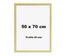 Cadre Déco Bois 50x70 Couleur NATUREL-Profilé 20x14mm