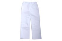 Pantalon blanc genouillère