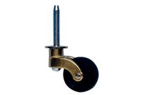 Roulette STYLE à galet noir 