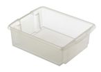 Caisse de rangement plastique transparent 30 litres
