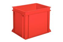 Bac 175l Parois Pleines Rouge Lxlxh = 8 00x600x425mm